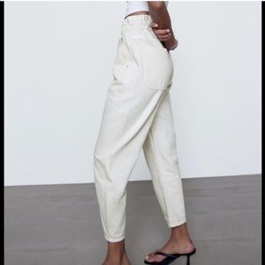 Zara Baggy Paperbag Jean